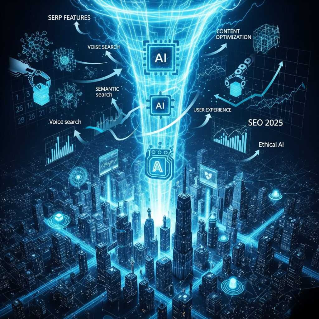 AI and data shaping city, SEO trends